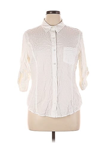 Jones New York Sport 3/4 Sleeve Button-Down Shirt (view 1)