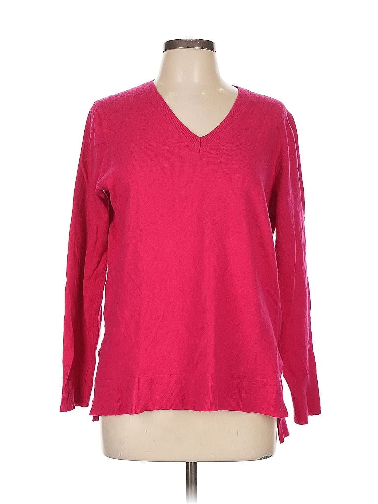 Pre-owned J.crew Factory Store Pullover Sweater In Red