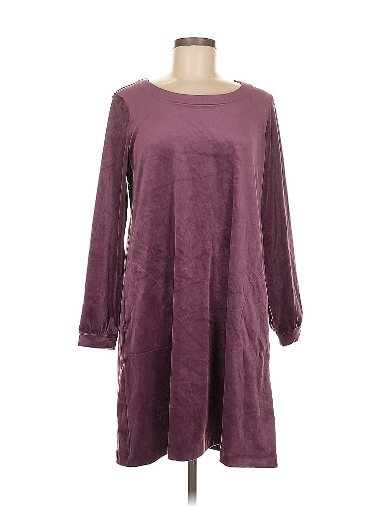 PUREJILL Pre-owned Casual Dress In Burgundy