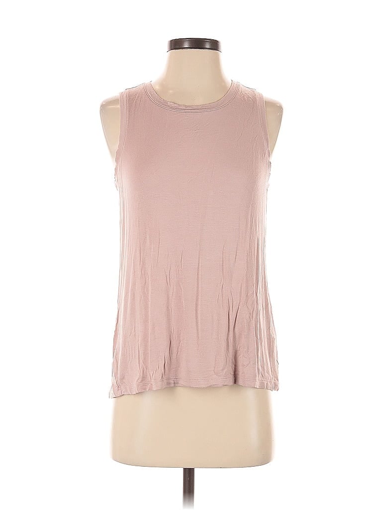 Pre-owned Halogen Sleeveless Top Pink Halter Neckline Tops
