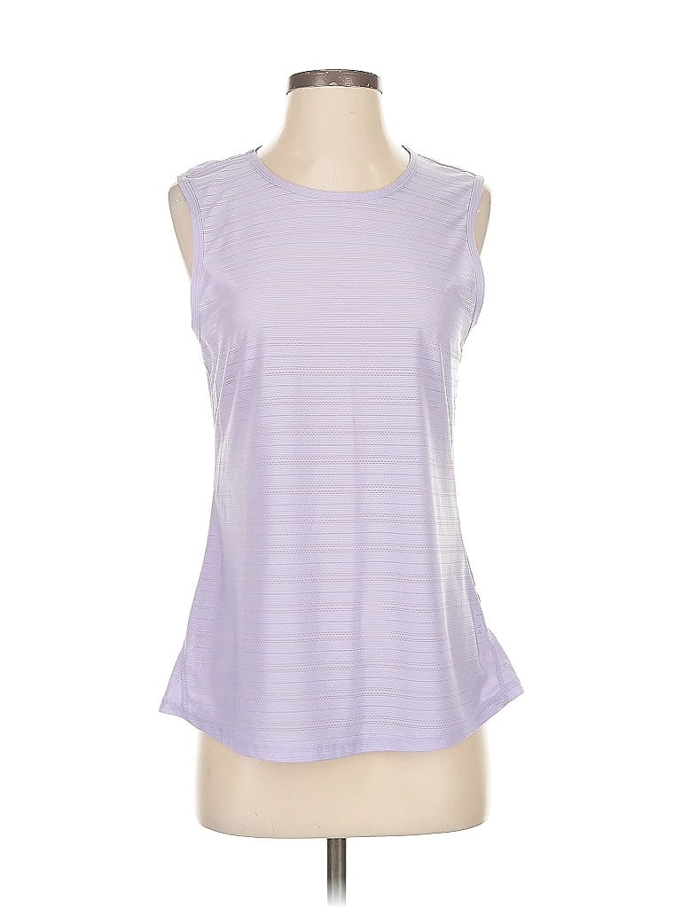 Pre-owned Zyia Active Sleeveless T-shirt In Purple