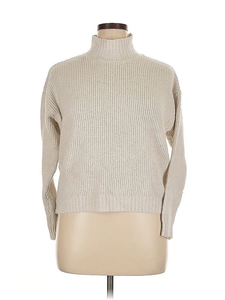 Pre-owned Lulus Turtleneck Sweater In Brown