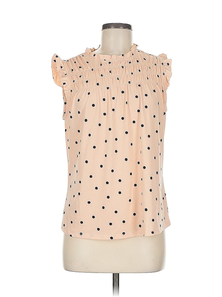 Pre-owned Adrianna Papell Sleeveless Blouse In Pink