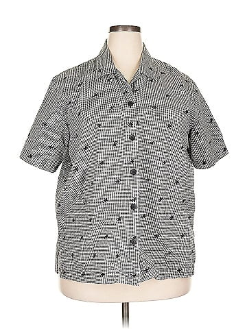 Elisabeth by Liz Claiborne Short Sleeve Button-Down Shirt (view 1)