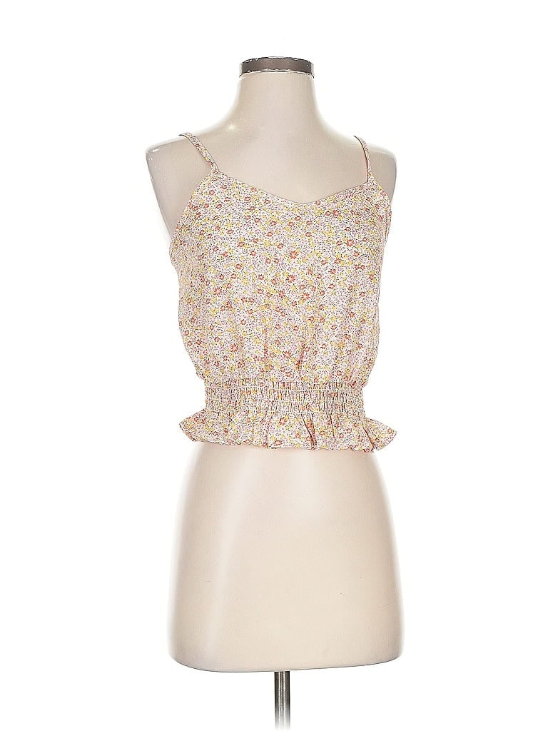 Pre-owned Como Vintage Sleeveless Blouse In Pink