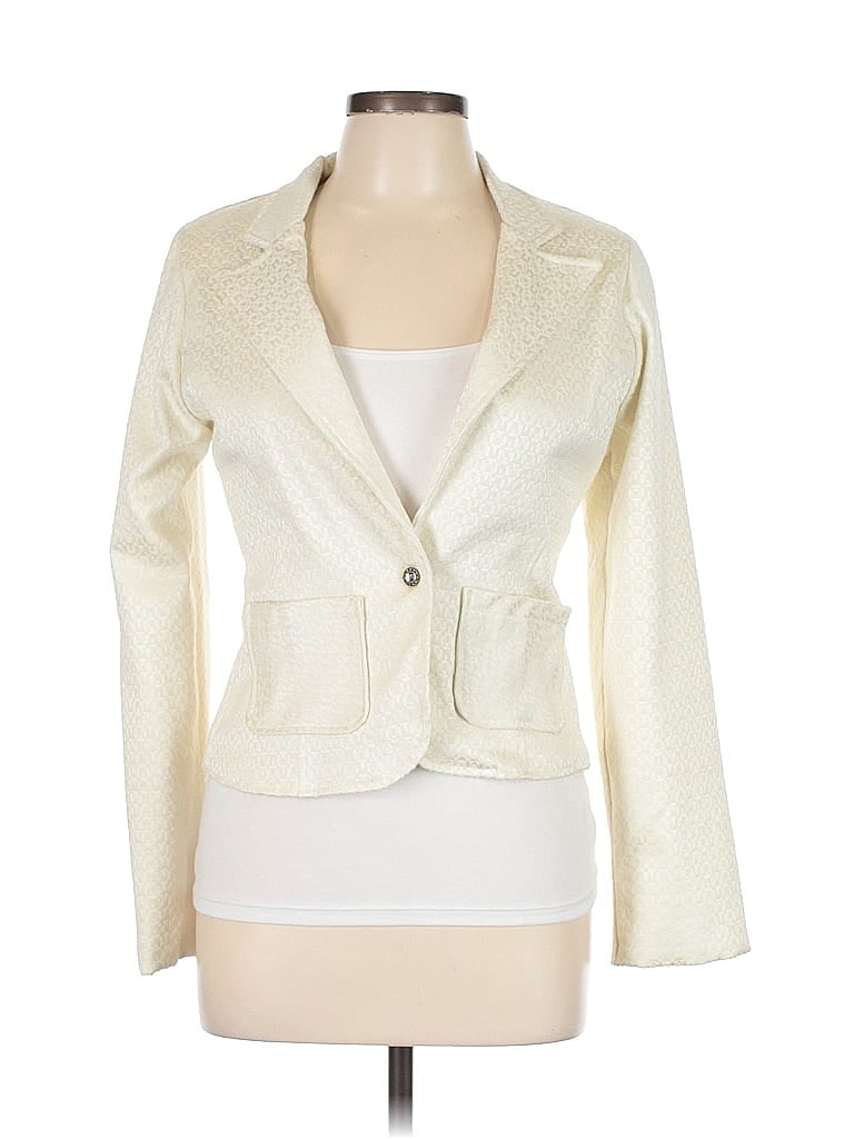 Click to view more detailed imagery on our partner's website Pre-owned Un Deux Trois Blazer Jacket In White