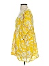 Virginia Johnson Yellow Short Sleeve Blouse Size XS - photo 5