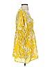 Virginia Johnson Yellow Short Sleeve Blouse Size XS - photo 4