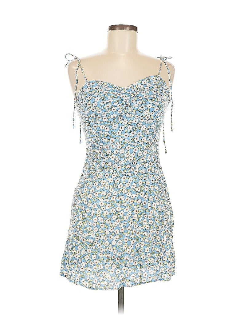 Pre-owned Mng Cocktail Dress In Blue