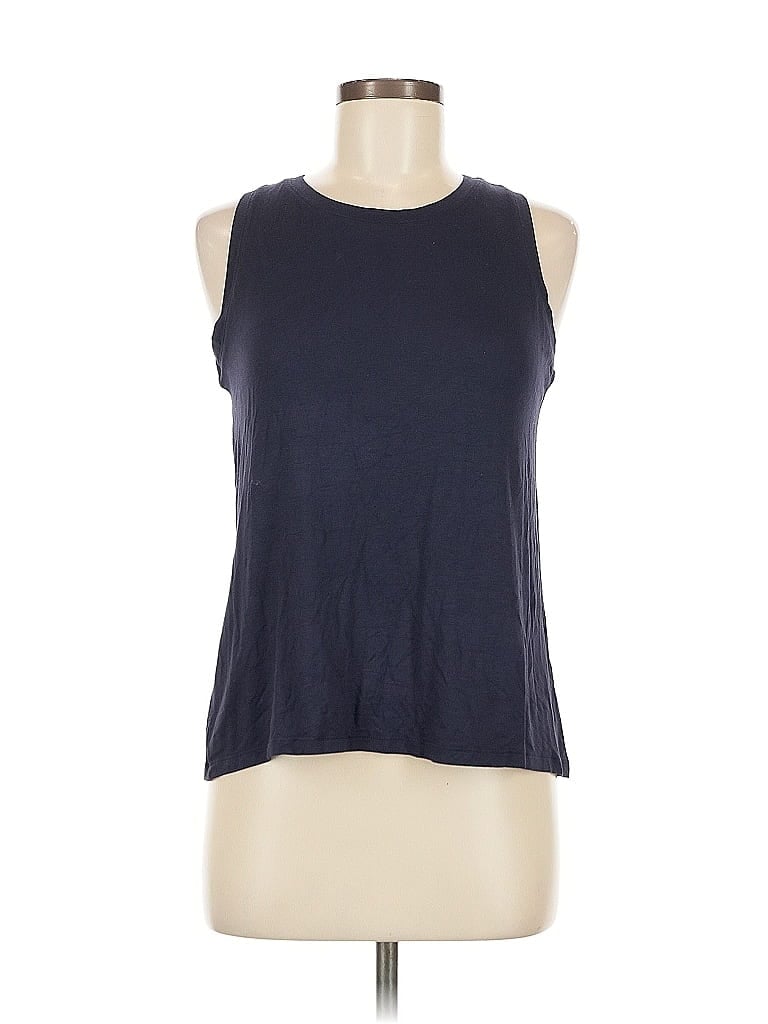 Pre-owned Halogen Sleeveless T-shirt In Blue
