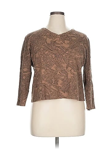Karen Scott 3/4 Sleeve T-Shirt (view 1)