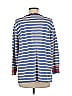 CAbi Stripes Blue Tan Pullover Sweater Size M - photo 2