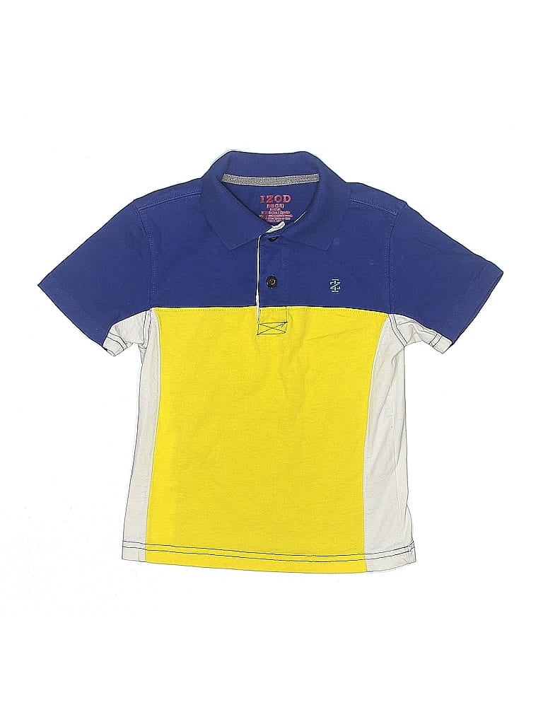 Pre-owned Izod Kids' Short Sleeve Top Yellow Tops