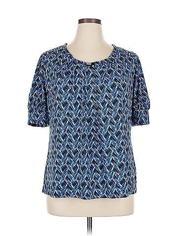 Notations Short Sleeve Blouse (view 1)