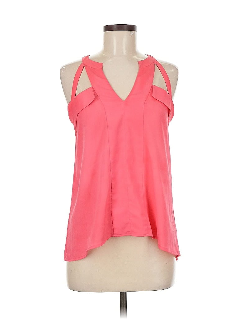 NAKED ZEBRA Pre-owned Sleeveless Blouse In Pink