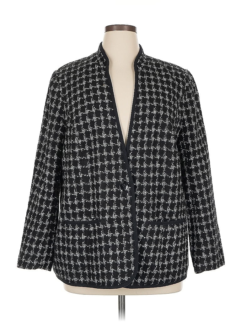 Click to view more detailed imagery on our partner's website Pre-owned Cj Banks Blazer Jacket In Black