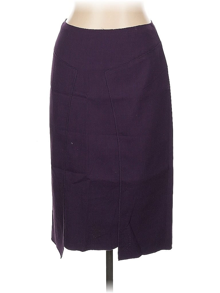 Pre-owned Magaschoni Formal Skirt In Purple
