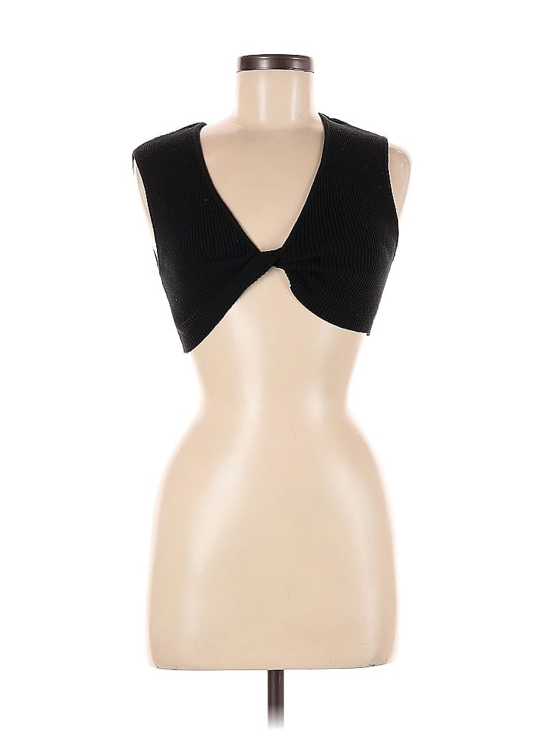 Pre-owned Wild Fable Tank Top Black Strapless Neckline Tops