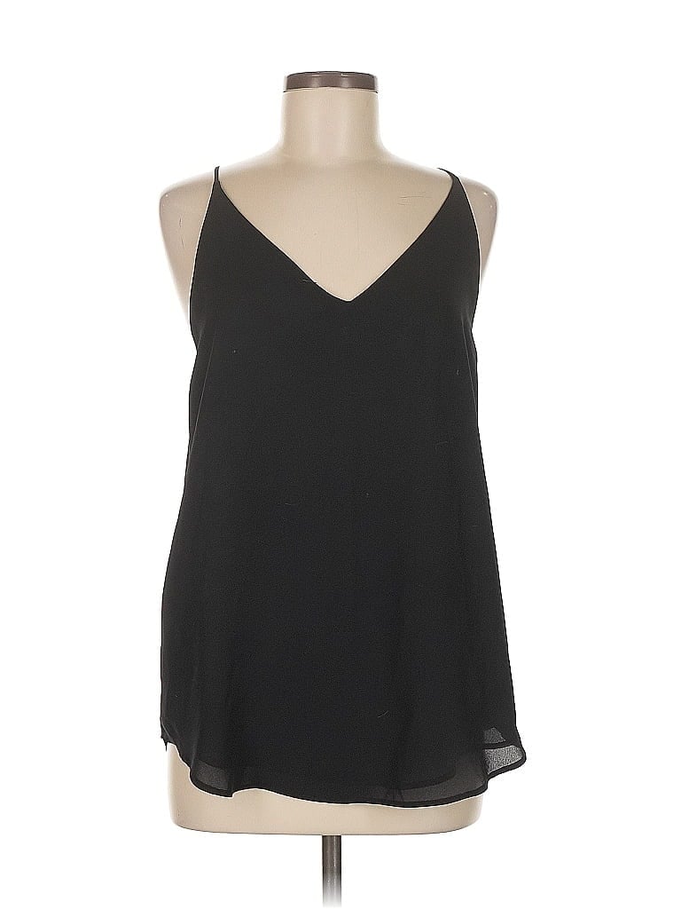 Pre-owned Ann Taylor Loft Outlet Sleeveless Blouse In Black