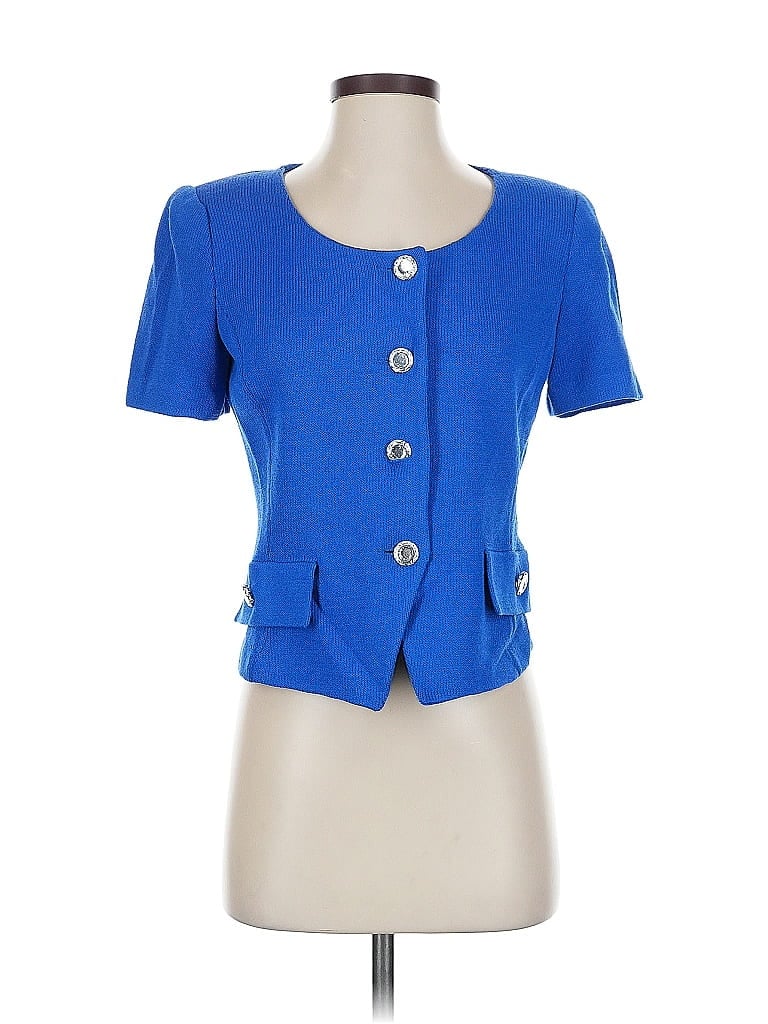ST. JOHN COLLECTION BY MARIE GRAY Pre-owned Blazer Jacket In Blue