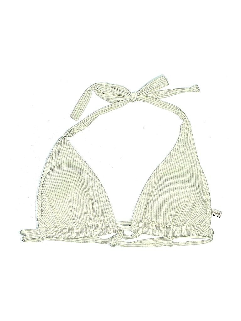 Pre-owned Assorted Brands Swimsuit Top Gold Swimwear