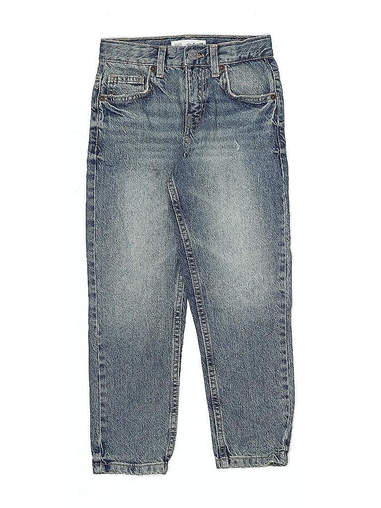 Pre-owned Zara Kids' Jeans In Blue