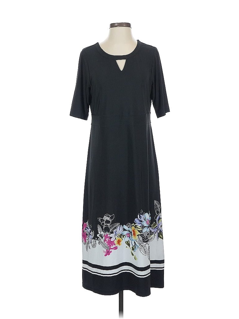 Pre-owned Christopher & Banks Casual Dress In Gray