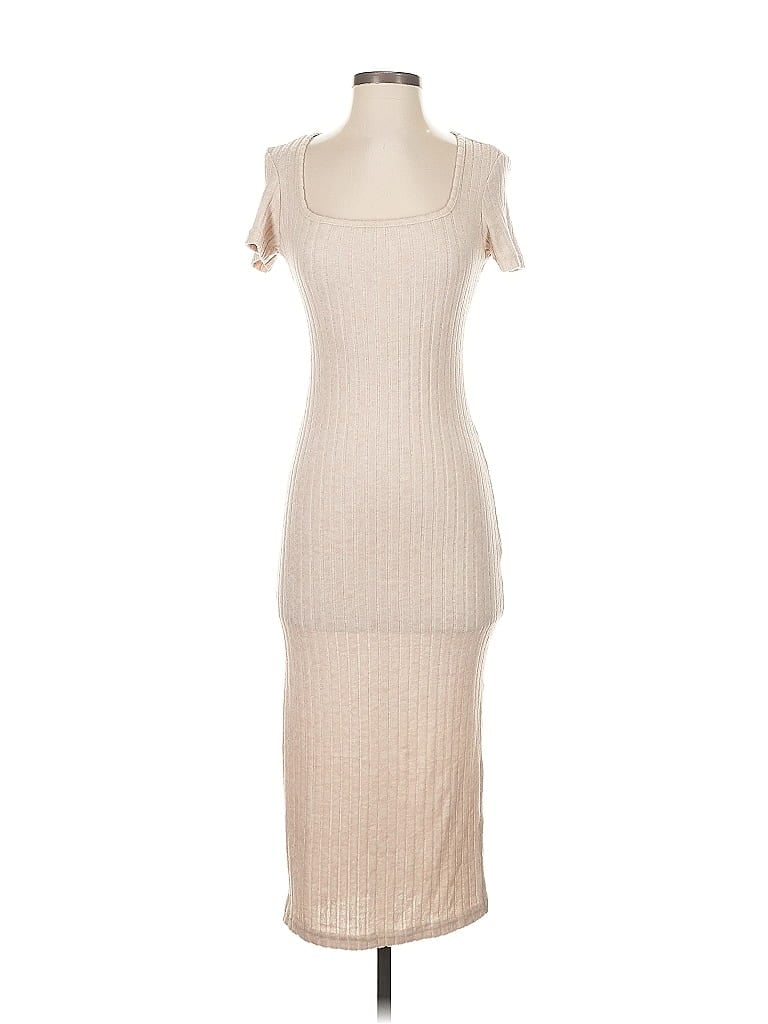 Pre-owned Shein Casual Dress In Brown