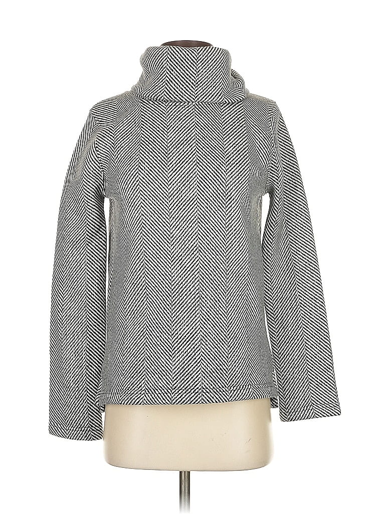 Pre-owned J.crew Factory Store Turtleneck Sweater In Gray