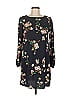Lulus 100% Polyester Floral Black Casual Dress Size M - photo 1