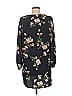 Lulus 100% Polyester Floral Black Casual Dress Size M - photo 2