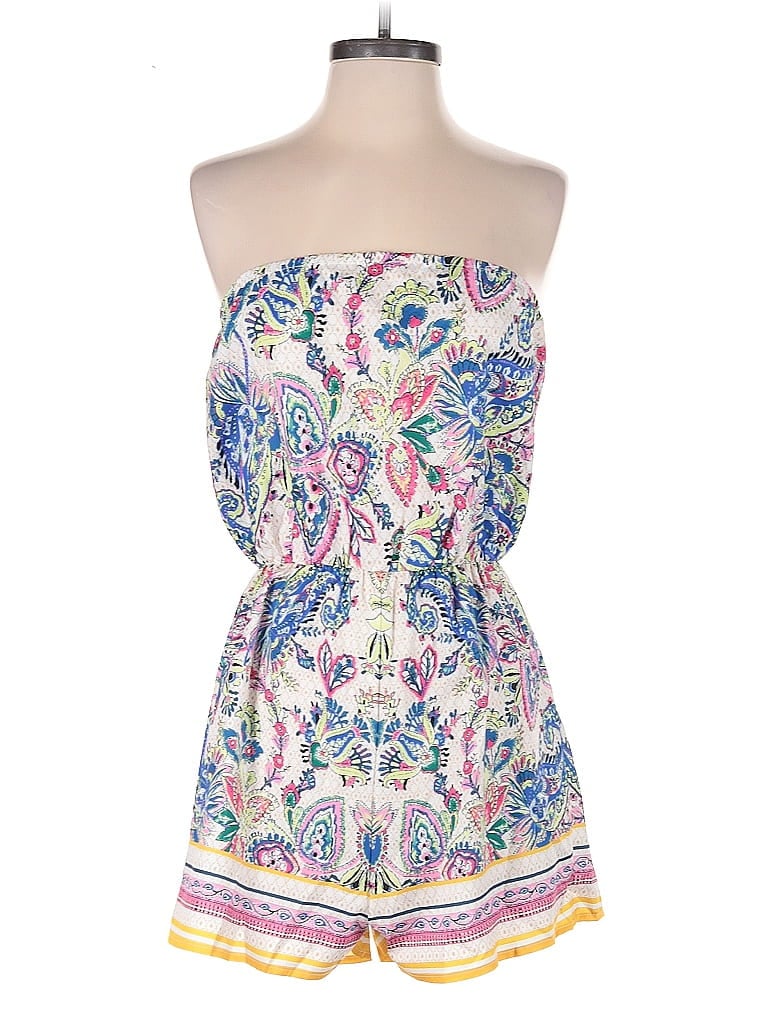 Pre-owned Shein Romper In White