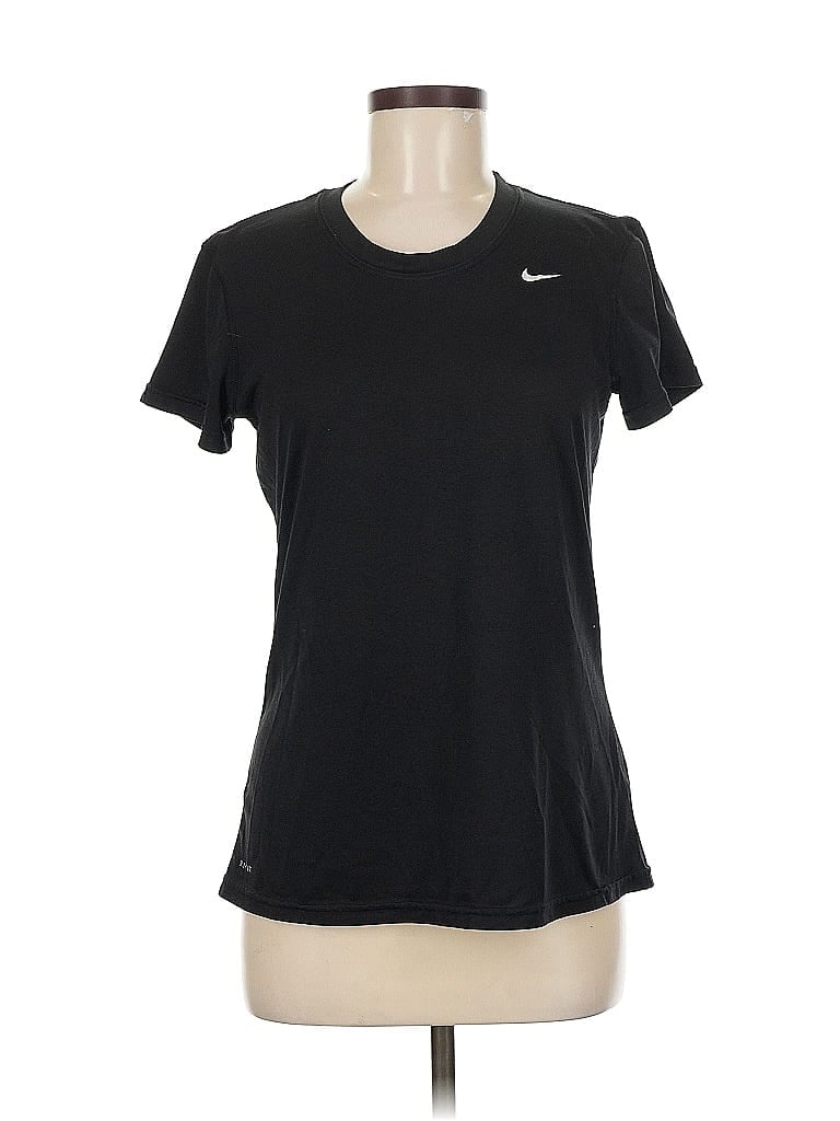 Pre-owned Nike Active T-shirt In Black