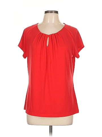 Liz Claiborne Career Short Sleeve Blouse (view 1)