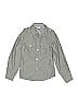 Assorted Brands Chevron-herringbone Gray Long Sleeve Button-Down Shirt Size 110 cm / US 5-6 - photo 1