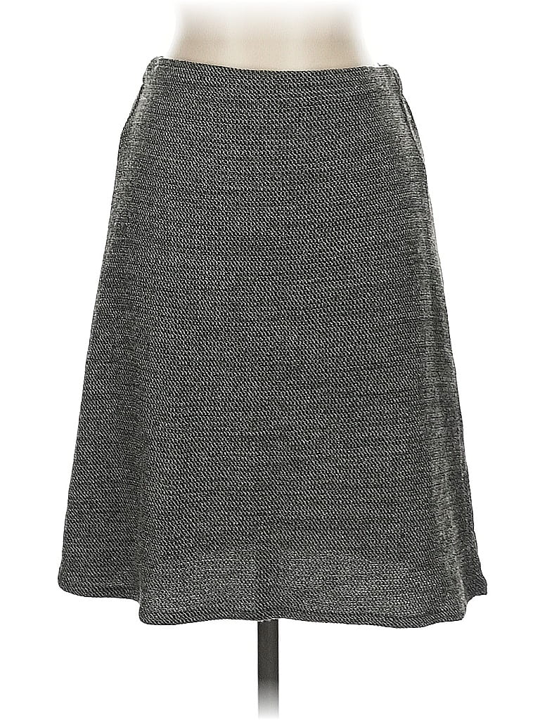 Pre-owned Eileen Fisher Casual Skirt In Gray