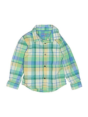 Cat & Jack Long Sleeve Button-Down Shirt (view 1)