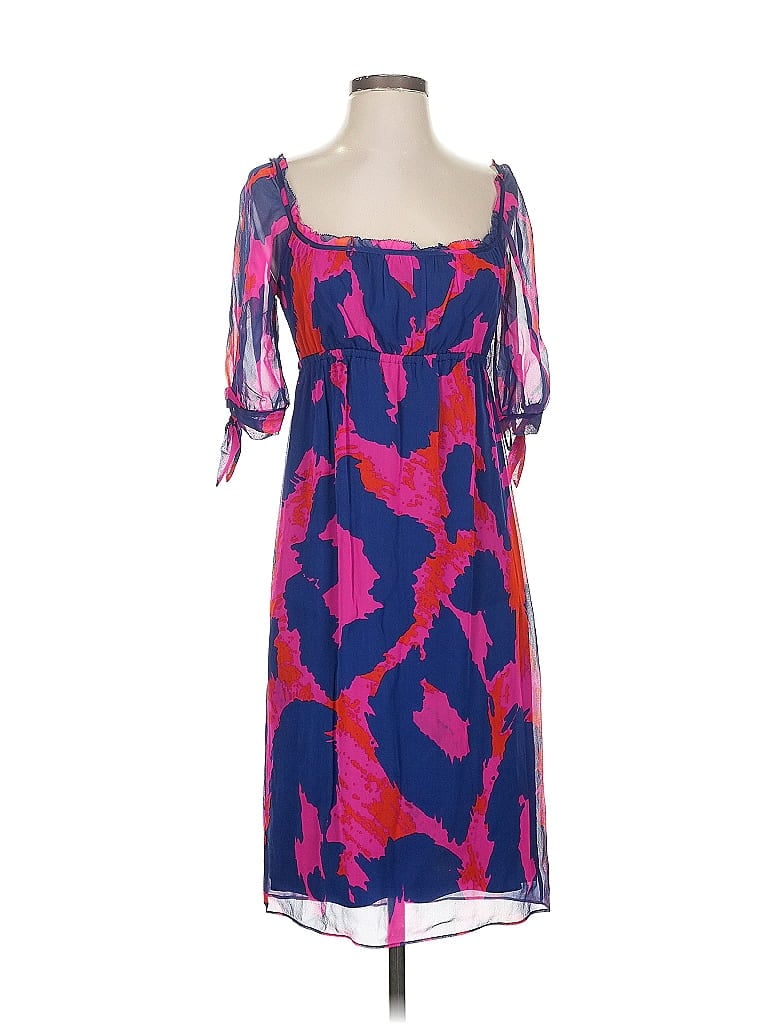 Pre-owned Diane Von Furstenberg Cocktail Dress In Purple
