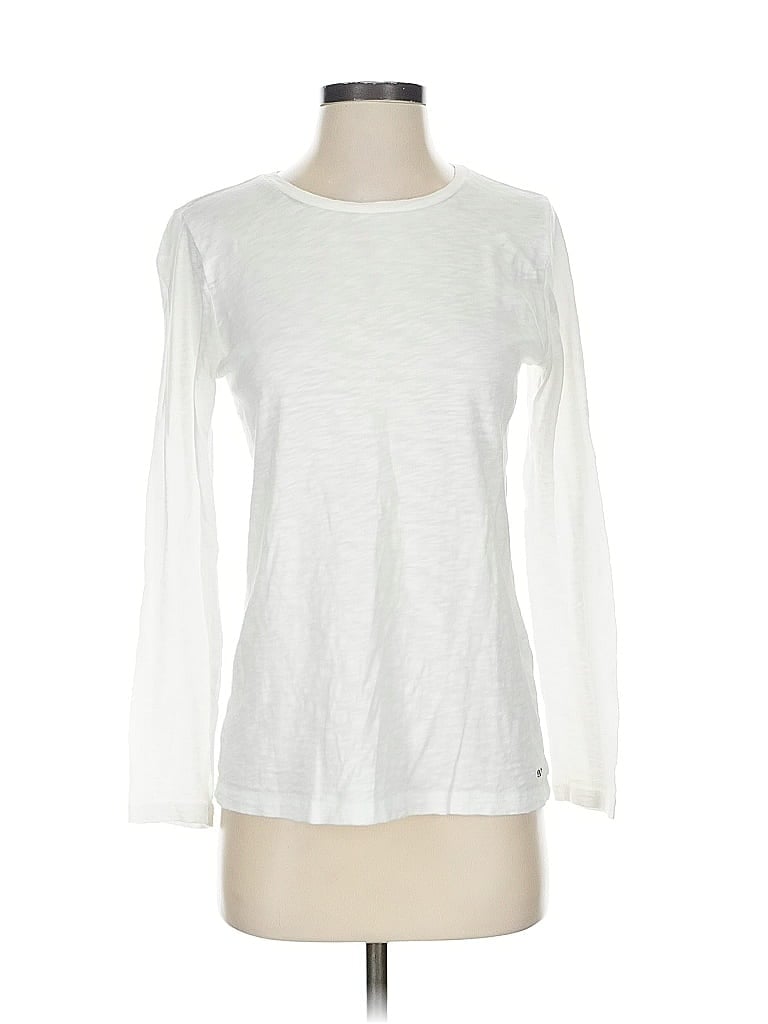 Pre-owned Vineyard Vines Long Sleeve T-shirt In White