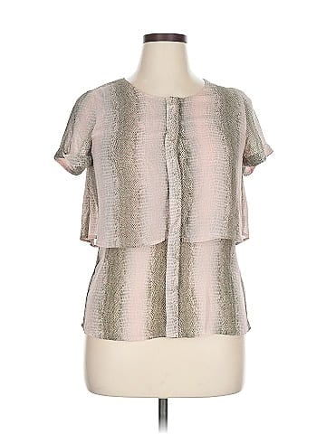 NY Collection Short Sleeve Blouse (view 1)