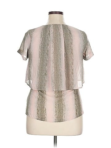 NY Collection Short Sleeve Blouse (view 2)
