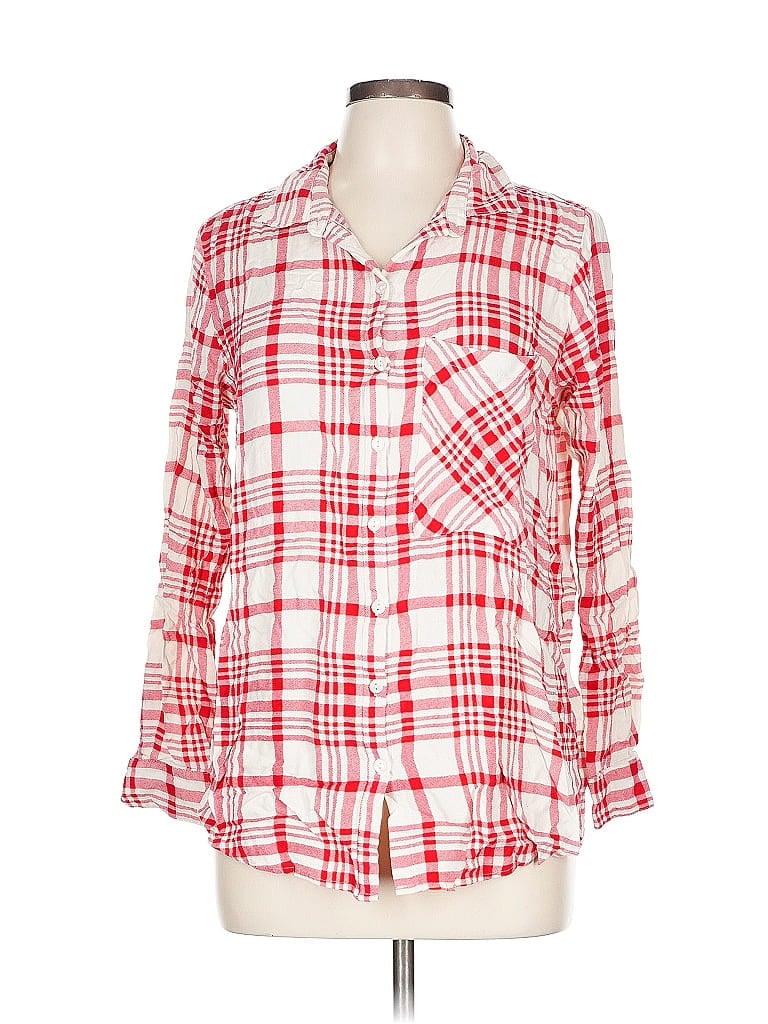 Click to view more detailed imagery on our partner's website Pre-owned Velvet Heart Long Sleeve Button Down Shirt In Red