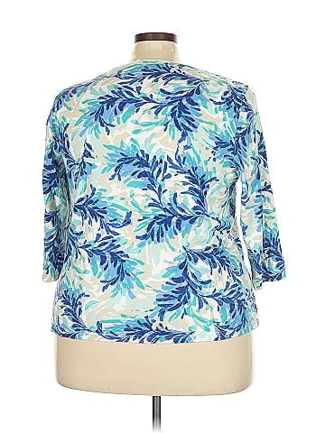Karen Scott 3/4 Sleeve Top (view 2)