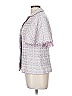 Etcetera White Purple Blazer Size 6 - photo 5