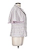 Etcetera White Purple Blazer Size 6 - photo 4