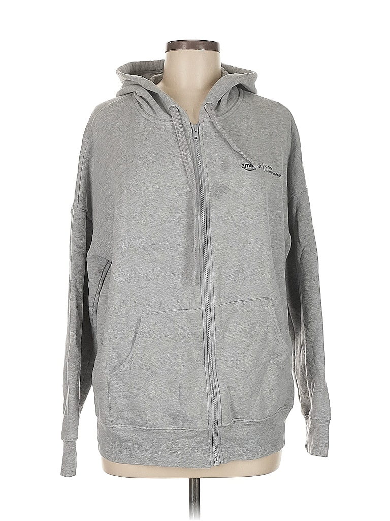 Click to view more detailed imagery on our partner's website Pre-owned Bella+canvas Zip Up Hoodie In Gray