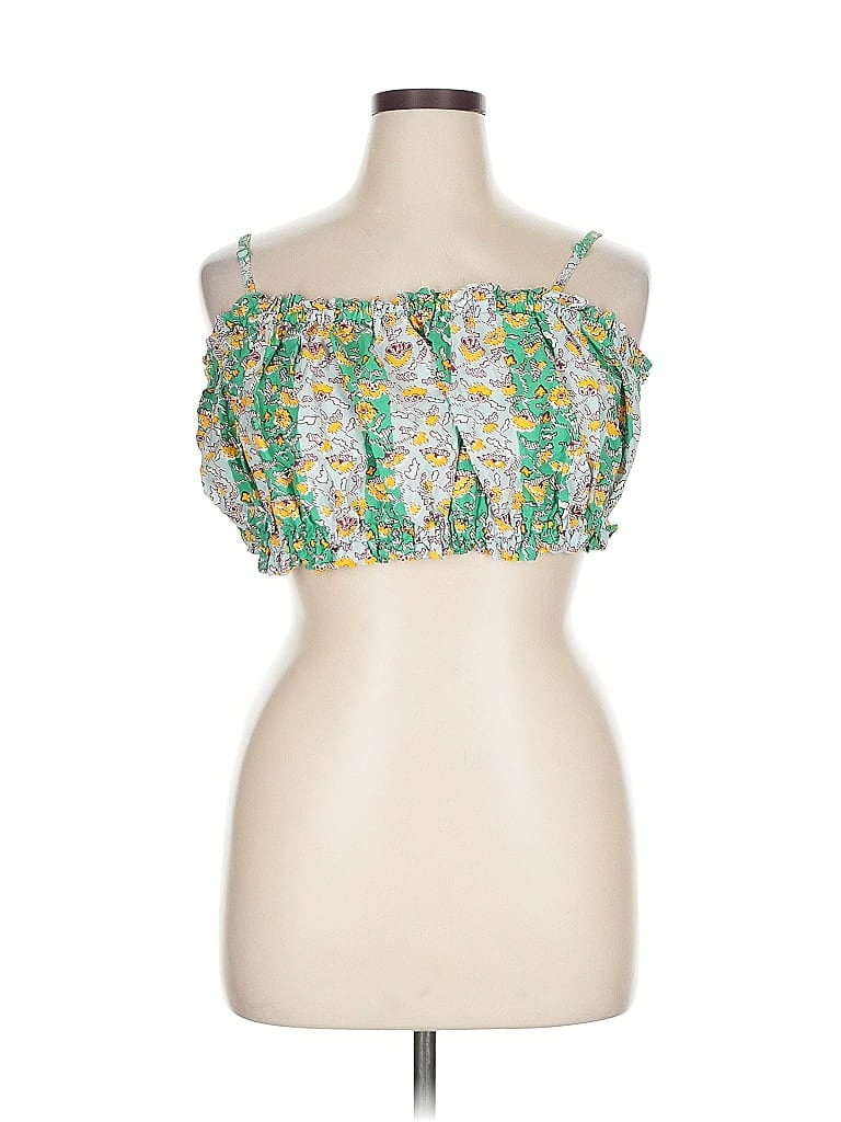 Pre-owned Rhode X Target Sleeveless Blouse In Green