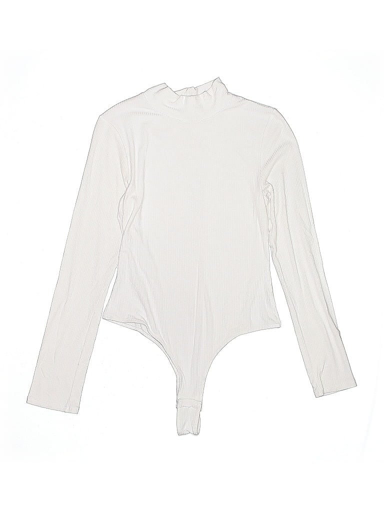 Pre-owned Fashion Nova Bodysuit In White