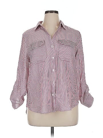 Velvet Heart 3/4 Sleeve Button-Down Shirt (view 1)