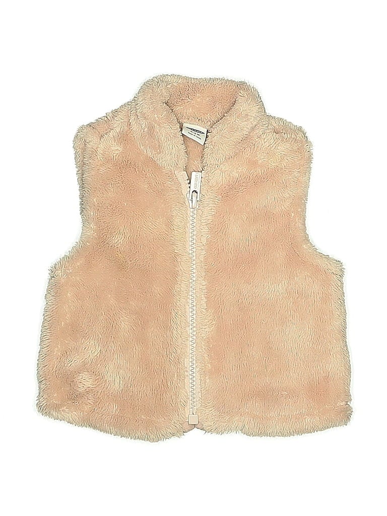 Pre-owned Old Navy Babies' Faux Fur Vest In Pink